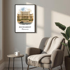 Detailed view of the side or back of the frame, showcasing the handcrafted Ayous wood frame and the brand's commitment to eco-conscious craftsmanship.