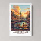 A high-quality framed art print displayed as a luxury décor statement piece in a sleek, minimalist home.